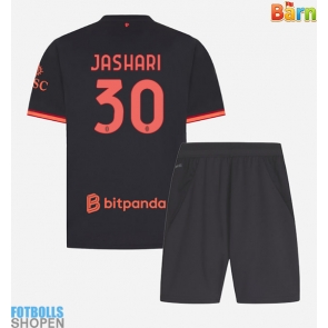 Billiga AC Milan Ardon Jashari #30 Tredjeställ Barn 2026-27 Kortärmad (+ Korta byxor)